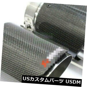 }t[Jb^[ 63-89mmGL][XgpCve[2.5 ''OXJ[{t@Co[}t[Gh`bv2 2 Pcs Fit For 63-89mm Exhaust Pipe Tail 2.5'' Gloss Carbon Fiber Muffler End Tip