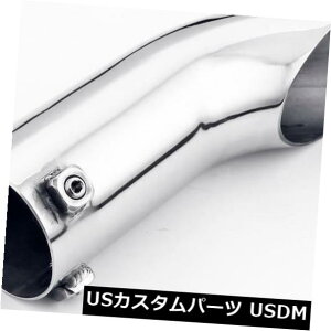 マフラーカッター 2 1/4インチアウトパイプエキゾーストチップ304ステンレス鋼ボルトオンポリッシュ仕上げ Turn Down 2 1/4 inch Out Pipe Exhaust Tip 304 Stainless Steel Bolt-on Polished