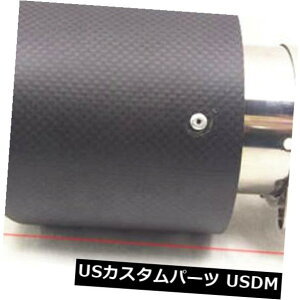 }t[Jb^[ 1PC 63mm-89mmJ[{t@Co[e[GL][XgpCvjo[T}t[Gh`bv 1PC 63mm-89mm Carbon Fiber Tail Exhaust Pipe Universal Muffler End Tip For Car