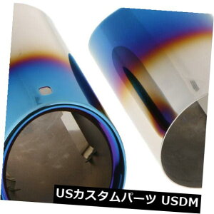 }t[Jb^[ BMW 12-16u[p̎ԗpXeX|rCǃe[}t[`bv Auto Car Stainless Steel Exhaust Pipe Tail Muffler Tip for BMW 12-16 Blue