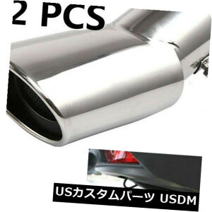 }t[Jb^[ z_CRV CR-V 2017-2018p2Vo[GL][Xg}t[e[pCv`bve[pCv 2Pcs Silver Exhaust Muffler Tail Pipe Tip Tailpipe for Honda CRV CR-V 2017-2018