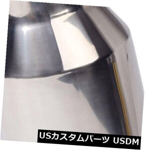 }t[Jb^[ 5 "In 8" OutGL][XgPwXg`bv[GbWNv|bVXeX 5"In 8"Out Exhaust Single Layer Slant Tip Rolled edge clamp Polished Stainless
