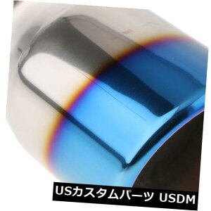 }t[Jb^[ MagiDeal 3 ''J[AGL][XgpCve[}t[`bvTCT[Vo[ƃu[ MagiDeal 3'' Car Rear Exhaust Pipe Tail Muffler Tip Silencer Silver and Blue