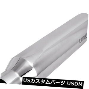 �}�t���[�J�b�^�[ ���j�o�[�T���X�e�����X�X�`�[�����G�L�]�[�X�g�`�b�v�A���O���J�b�g2.5 �C�����b�g4�A�E�g���b�g18 ���� Universal Stainless Steel Exhaust Tip Angle Cut 2.5 Inlet 4 Outlet 18 Length �y���s