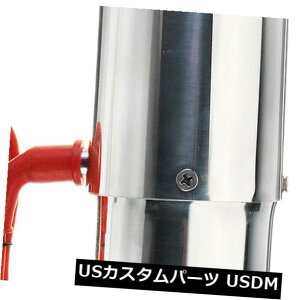 }t[Jb^[ LED̔rC}t[̐[̊ǂ̐ԓ̔R悤Ȕ̃}t[30-63mm Car LED Exhaust Muffler Tip Pipe Red Light Flaming Tail Muffler 30-63mm
