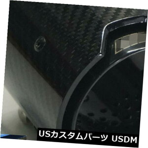 �}�t���[�J�b�^�[ 2��71mm-93mm�t���u���b�N�̌���̂���J�[�{���t�@�C�o�[90mm�̒����̎Ԃ̔r�C�`�b�v�p�C�v 2 Pcs 71mm-93mm Full Black Glossy Carbon Fiber 90mm Length Car Exhaust Tip Pipe