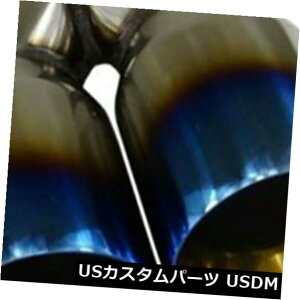 }t[Jb^[ 2.5 "In 3.5" OutfAC[XL[Jbgu[o[gGL][Xg`bv|bVhXeX 2.5" In 3.5" Out Dual Layer Skew Cut Blue Burnt Exhaust Tip Polished Stainless