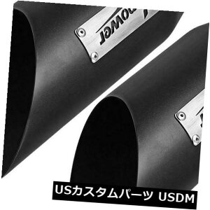 }t[Jb^[ 2s[X3 "Cbg4"AEgbg12 "pCvɒ̔rC`bvXeXn 2Pcs 3" Inlet 4" Outlet 12" Long Black Exhaust Tip Stainless Steel Weld On Pipe