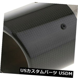 マフラーカッター 80-101mmインレットステンレスエキゾーストパイプチップテールマフラーサイレンサーブラック 80-101mm Inlet Stainless Steel Exhaust Pipe Tip Tail Muffler Silencer Black