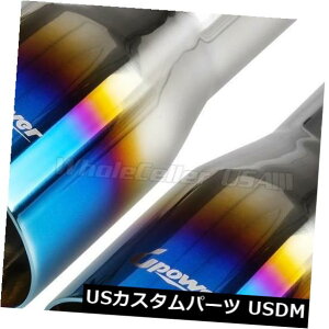 }t[Jb^[ yAoL[u[GL][Xg`bvfIC[|bVh304SS 2.5 "Cbg3.5"AEgbg7 "L Pair Vacuum Blue Exhaust Tip Duo Layer Polished 304SS 2.5"Inlet 3.5"Outlet 7"L