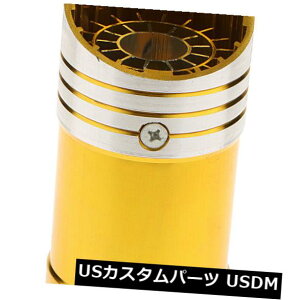 マフラーカッター 64mm車の排気管マフラーテールチップサイレンサーステンレス鋼160mmゴールド 64mm Car Exhaust Pipe Muffler Tail Tip Silencer Stainless Steel 160mm Gold
