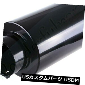 マフラーカッター 排気先端のボルト5 "インレット/ 8"アウトレット/ 18 "ロングブラックステンレススチール Bolt On Exhaust Tip 5" Inlet / 8" Outlet / 18" Long Black Stainless Steel