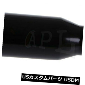 }t[Jb^[ 15 "O[GbWubNgbNGL][Xg`bvXeX|4"Cbg-6 "AEgbg 15" Long ROLL Edge Black Truck Exhaust Tip Stainless Steel 4" Inlet - 6" Outlet