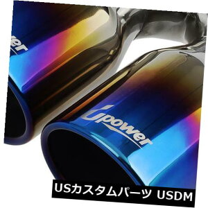 }t[Jb^[ [OGbW2.5 "Cbg3.5"AEgbg10 "OɃGL][Xg`bv^󃁃bLu[n Exhaust Tip Vacuum Plating Blue Weld On Rolled Edge 2.5"Inlet 3.5"Outlet 10"Long