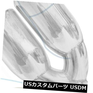 マフラーカッター JST080 3 "ステンレス製デュアルエキゾーストチップ3 1/2" 3.5 "x 7"アウトレット/長さ13 " JST080 3" Stainless Dual Exhaust Tip 3 1/2" 3.5" x 7" Outlet / 13" Long
