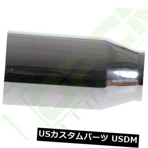 }t[Jb^[ SS[GbW{gIrC`bv4 "Cbg-6"AEgbg-15 "ONgbN SS Roll Edge Bolt-on Exhaust Tip 4" Inlet - 6" Outlet - 15" Long Chrome Truck