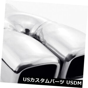 }t[Jb^[ cCXNGA`GL][Xg`bvXgJbg2.25 "Cbg[Gh9" Twin square rectangle exhaust tip slant cut 2.25" inlet rolled end 9" long