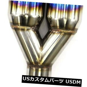 }t[Jb^[ 1PC|bVhXeXX`[2.5 "X 3.5"GL][XgVOC[Xg`bvu[o[g 1PC Polished Stainless Steel 2.5"X 3.5"Exhaust Single layer Slant Tip Blue Burnt