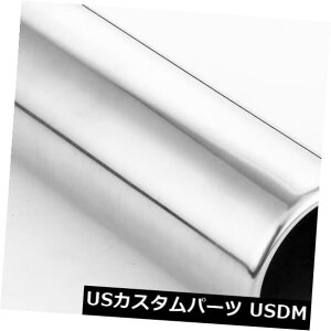 マフラーカッター 2.91 "インレット3"アウトレットエキゾーストチップストレートカットロールエッジラウンドステンレススチール 2.91" Inlet 3" Outlet Exhaust Tip Straight Cut Roll Edge Round Stainless Steel
