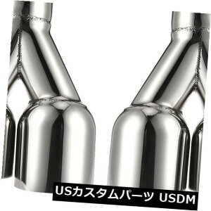 �}�t���[�J�b�^�[ 2PCS�G�L�]�[�X�g�`�b�v�f���A���_�u���E�H�[���X�����g�A���O���J�b�g2.5 �C�����b�g3.5�A�E�g���b�g9.5 �����O 2PCS Exhaust Tip Dual Double Wall Slant Angle Cut 2.5 Inlet 3.5Outlet 9.5Long 