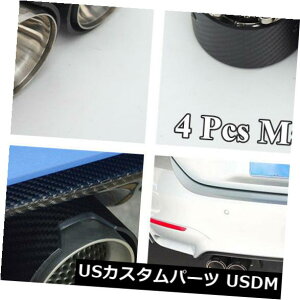 �}�t���[�J�b�^�[ 4�̃X�e�����X+���A���J�[�{���t�@�C�o�[�}�b�g�u���b�N60-93mm�J�[�G�L�]�[�X�g�e�[���`�b�v�p�C�v 4 Pcs Stainless+Real Carbon Fiber Matte Black 60-93mm Car Exhaust Tail Tip Pipe �y���s�A