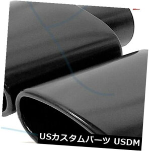 }t[Jb^[ JST081KyA2.25 "ubNXeXI[oGL][Xg`bv2 1/4"Cbg6 "O JST081K PAIR 2.25" Black Stainless Oval Exhaust Tips 2 1/4" Inlet 6" Long