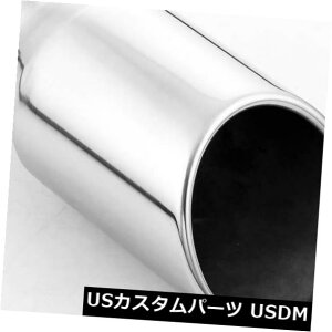 }t[Jb^[ 2.5 "CbgEhXgJbg304XeX|3.5"AEgbg[GbWGL][Xg`bv 2.5" Inlet Round Slant Cut 304 Stainless Steel 3.5" Outlet Roll Edge Exhaust Tip