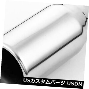 }t[Jb^[ 2 "rC̓{g3"oی^Xg[gJbgXeX| 2" Inlet Bolt On Exhaust Tip 3" Outlet Round Straight Cut Rolled Stainless Steel