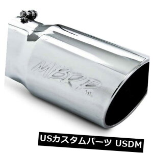 �}�t���[�J�b�^�[ MBRP 12 �X�e�����X���r�C��5�C�����b�g6 �A�E�g���b�g�A���O���^�����I���T5075 MBRP 12 STAINLESS STEEL EXHAUST TIP 5 INLET 6 OUTLET ANGLED ROLLED END T5075 �y���s�A���i�z