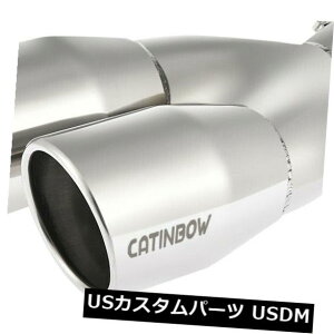 }t[Jb^[ 2.5 "Cbg3"AEgbg9.5 "̃fAGL][Xg`bvpCv{gIXeXX`[ 2.5" Inlet 3" Outlet 9.5" Length Dual Exhaust Tips Pipe Bolt-on Stainless Steel