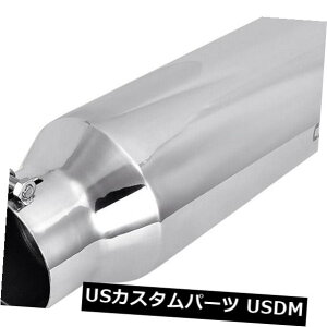 }t[Jb^[ fB[[XeXX`[rC4 "Cbg6"AEgbg18 "OAOJbg{gI Diesel Stainless Steel Exhaust Tip 4" Inlet 6" Outlet 18" Long Angle Cut Bolt On