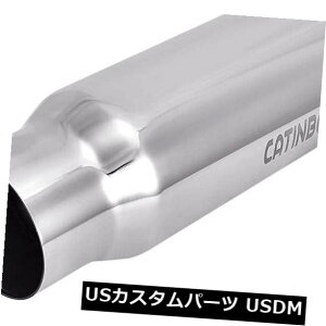 �}�t���[�J�b�^�[ �X�e�����X�X�`�[�����G�L�]�[�X�g�`�b�v���[���G�b�W�A���O���J�b�g3 �C�����b�g4�A�E�g���b�g12 �����O Stainless Steel Exhaust Tip Rolled Edge Angle Cut 3 Inlet 4 Outlet 12 Long