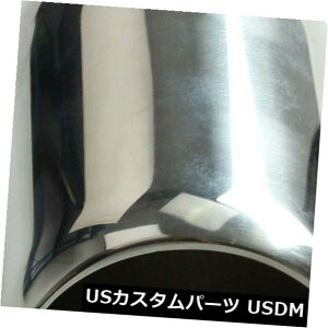 }t[Jb^[ 1PCXCo[GL][XgfIC[Xg`bv|bVhXeXX`[2.5 "C3.5"AEg 1PC Sliver Exhaust Duo Layer Slant Tip Polished Stainless Steel 2.5" In 3.5"Out