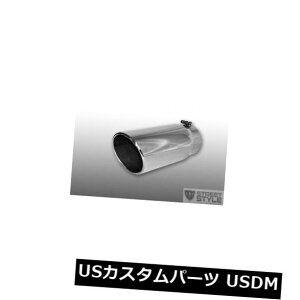 }t[Jb^[ XeX{gIe[pCvGL][Xg`bv4 "Cbg-6"AEgbg-15 " Stainless Steel Bolt-On Tail Pipe Exhaust Tip 4" Inlet - 6" Outlet - 15" Long