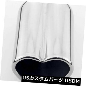}t[Jb^[ 1.9 "rCXg[gJbgn[g^GbW304XeX 1.9" Inlet Exhaust Tip Straight Cut Heart Shaped Rolled Edge 304 Stainless Steel