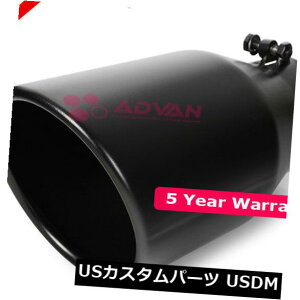 マフラーカッター トラックアングルブラック12インチ ボルトオンエキゾーストチップシングルウォール4 In 6 Out 233112 Truck Angled Black 12in. Bolt-On Exhaust Tip Single Wall 4 In 6 Out 233112