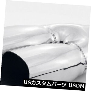 }t[Jb^[ X΃fAXNGAe[pCv304XeX|2.25 "CbgGL][Xg`bv{g 2.25" inlet exhaust tip bolt on slanted dual square tailpipe 304 Stainless Steel