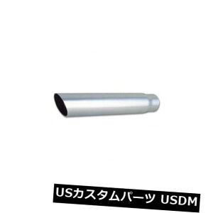 �}�t���[�J�b�^�[ �N�₩��3 ���E���hSS�G�L�]�[�X�g�`�b�v�i�V���O���E�H�[���A���O���J�b�g�j-2.5�C�����b�g18 �� Vibrant 3 Round SS Exhaust Tip (Single Wall Angle Cut) - 2.5 inlet 18 long �y���s�A���i�z