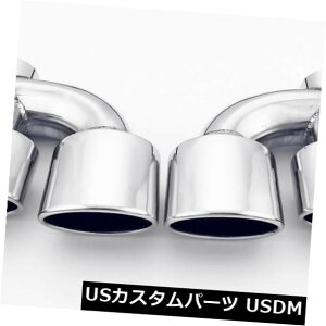 }t[Jb^[ 2.25 "CbgfAI[o[GbWXgJbgX^bK[hGL][Xg`bvXeX 2.25" Inlet Dual Oval Roll Edge Slant Cut Staggered Exhaust Tips Stainless Steel
