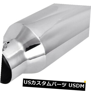 }t[Jb^[ 4 "Cbg-6"AEgbg-rC[pJbg18 "OXeX{g 4" Inlet - 6" Outlet - 18" Long Stainless Steel Bolt On Exhaust Tip Angle Cut