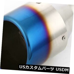 }t[Jb^[ u[o[2.25Cbg4 "AEgbg[GbWXgJbgGL][Xg`bvXeXX`[ Blue Burnt 2.25 Inlet 4" Outlet Roll Edge Slant Cut Exhaust Tip Stainless Steel