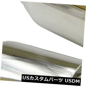 }t[Jb^[ 22.5 "In 4" OutXeXX`[ςݔrC`bvfIC[Xg[gpCv 2Pcs 2.5" In 4" Out Stainless Steel Polished Exhaust Tip Duo layer Straight Pipe