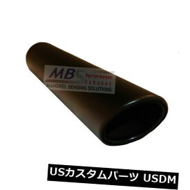 マフラーカッター エキゾーストチップ3.5 "x 18"ブラックヴェイン/ローリングエッジ Exhaust Tip 3.5" x 18" Black Vein / Rolled Edge