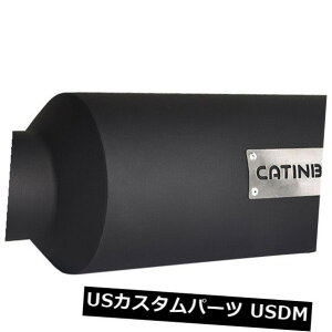 マフラーカッター 排気口に黒いディーゼルボルト4 "インレット-7"アウトレット-18 "ロングステンレススチール Black Diesel Bolt On Exhaust Tip 4" Inlet - 7" Outlet - 18" Long Stainless Steel