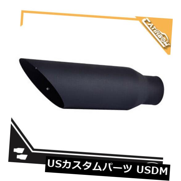 Black Stainless Steel Angle Cut Exhaust Tip 2.25