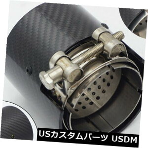 }t[Jb^[ BMW M̃XeXJ[{@ێԔrC`bv}t[pCv70 mmOXubN Stainless Carbon Fiber Car Exhaust Tip Muffler Pipe 70mm Gloss Black For BMW M