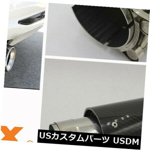 �}�t���[�J�b�^�[ �č��o��63mm�Ԃ̔r�C�ǃG���h�`�b�vBMW 2 3 4 5 6�V���[�Y�p�J�[�{���t�@�C�o�[ US Shipping 63mm Car Exhaust Pipe End Tip Carbon Fiber for BMW 2 3 4 5 6 Series �y���s�A���i�z