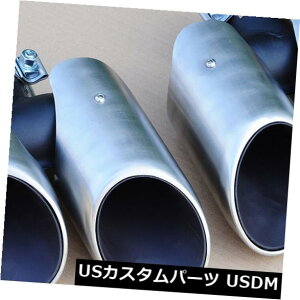 }t[Jb^[ 2014-2018|VF}JpST̐VXeX|GL][XgpCv}t[`bvZbg ST New Stainless Steel Exhaust Pipe Muffler Tip Set For 2014-2018 Porsche Macan