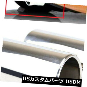 }t[Jb^[ {{S60 V60e[pCvGhN[gp2}t[qgJo[ 2 Pcs Exhaust Muffler Tips Cover For Volvo S60 V60 Tail Pipe End Chrome Trim US