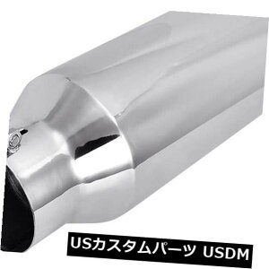 }t[Jb^[ |bVXeXX`[GL][Xg`bvAOJbg{gI4 "Cbg6"AEgbg18 " Polish Stainless Steel Exhaust Tip Angle Cut Bolt On 4" Inlet 6" Outlet 18" L